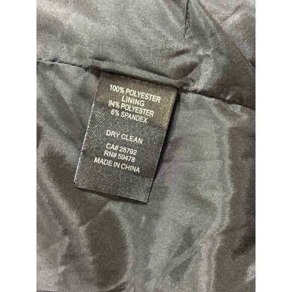 Amaryllis Anthropologie Spencer Velvet Smoking Jacket Blazer Dark Purple Small - Picture 4 of 12